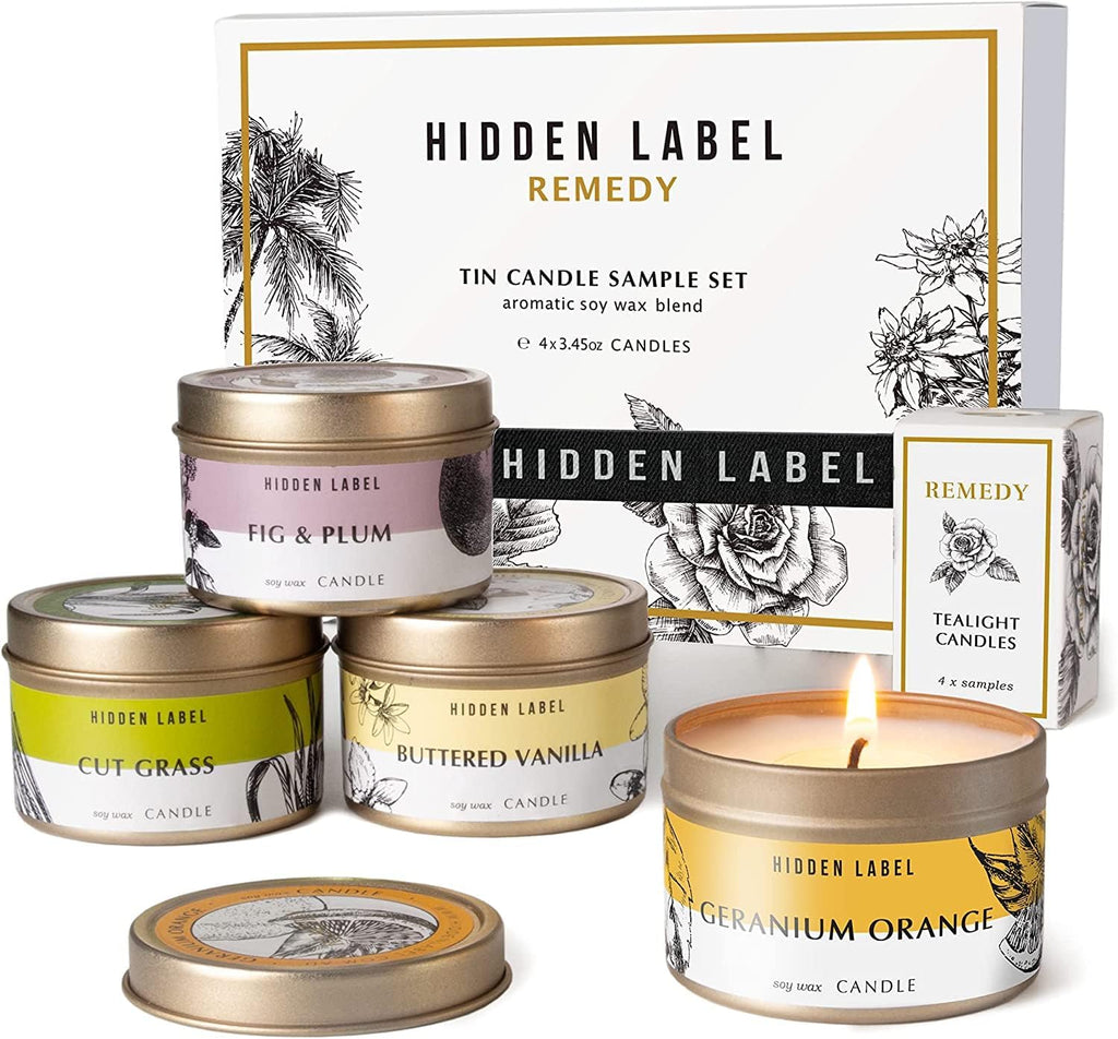 Fall Candles Set, 4 Pack Candle for Home Scented Aromatherapy Candle Gift Set for Women | Stress Relief | Meditation | Yoga | SPA | Bath, Autumn Candle Set