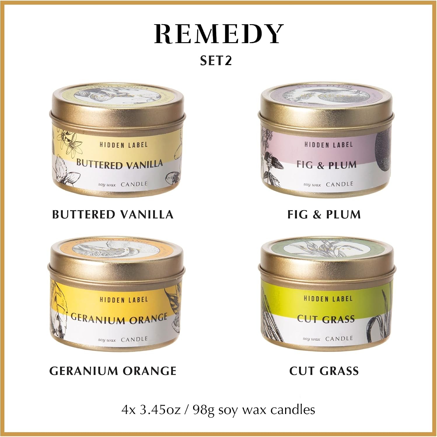 Fall Candles Set, 4 Pack Candle for Home Scented Aromatherapy Candle Gift Set for Women | Stress Relief | Meditation | Yoga | SPA | Bath, Autumn Candle Set
