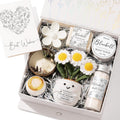 Spa Gifts for Women Bath Gift Set, Bluebell Spa Gift Baskets Home Bath Set Self Care Kit Care Package Thank You Birthday Mothers Day Easter Gifts for Women Her Mom Best Friends Sister Teen Girl Wife