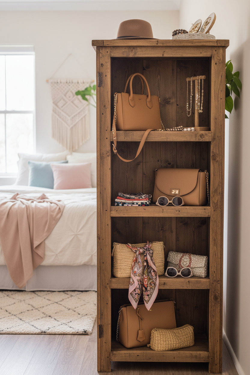 Jewelry Armoire Back Shelves