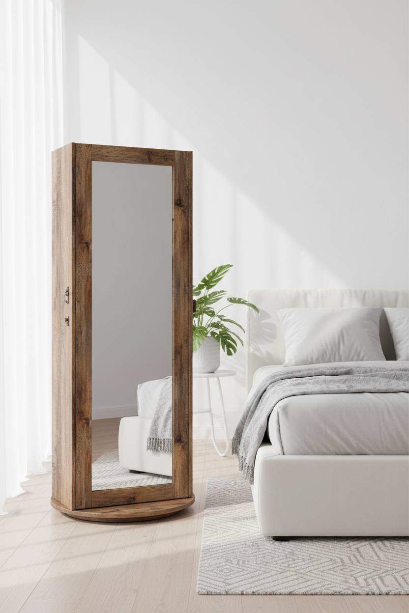 Jewelry Armoire Closed Front View